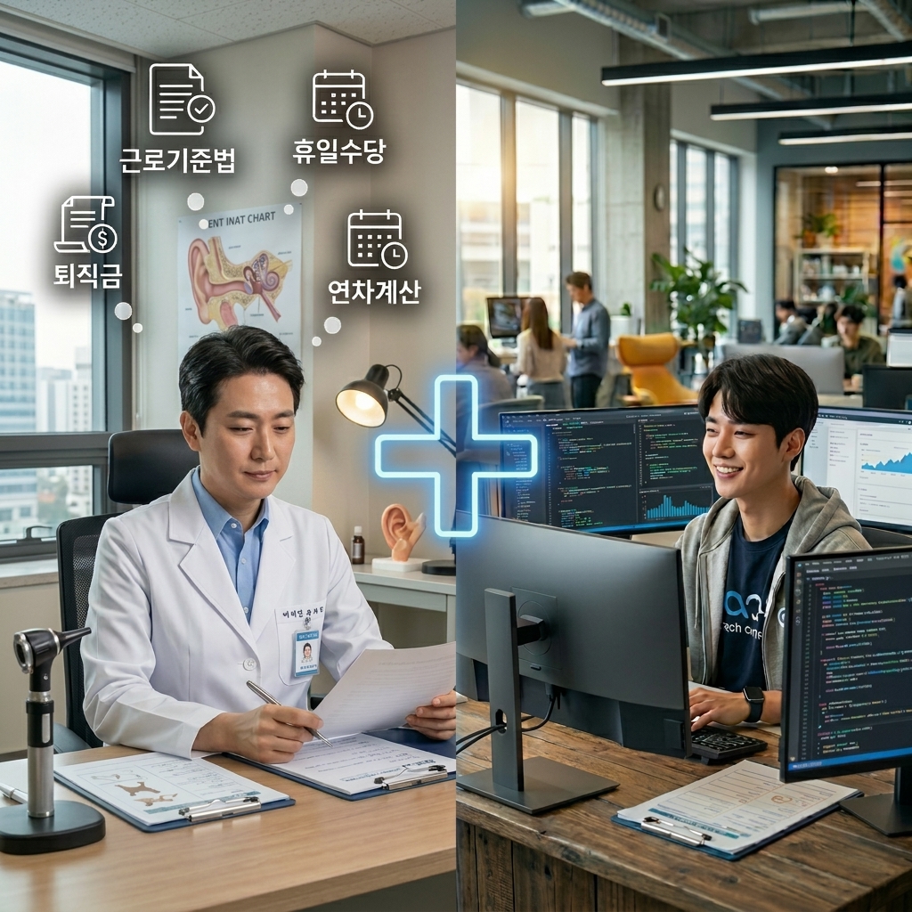 노무 문제에 지친 원장 + 실리콘밸리 엔지니어의 만남